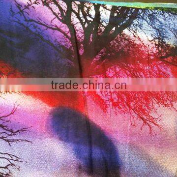 Digital Tropical Print Viscos Rayon Fabric at Factory Price