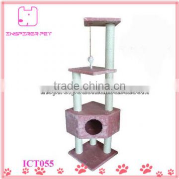 Pink 50" Cat Tree House