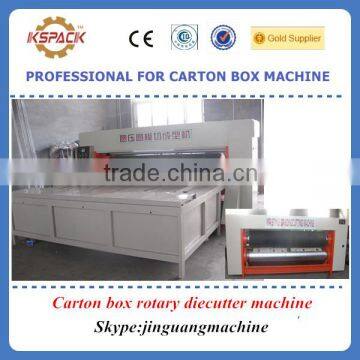 carton box making machine / semiautomatic carton box rotary dieutter machine