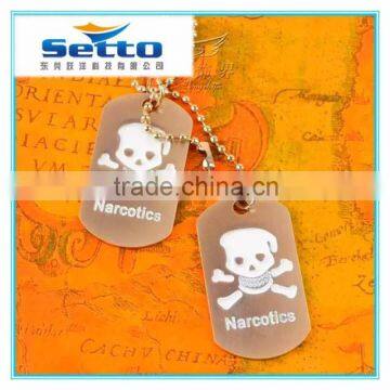 Die casting metal dog tags for pets