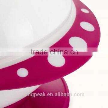 2016 New Design Big Size Plastic Spill Proof Suction Baby Bowl/Kids Suction Food Bowl /Toddlers Bowl/Kids Training Bowls photo-6