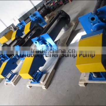 Verticle sump pump abrasion resistant submersible slurry pump