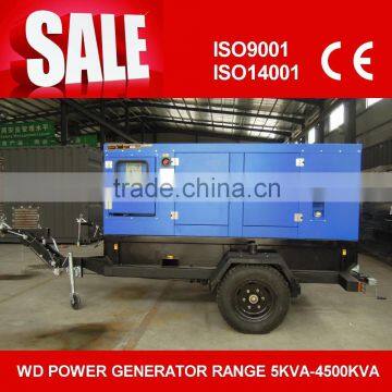 Mobile Trailer Diesel Genset With Two Wheels photo-2