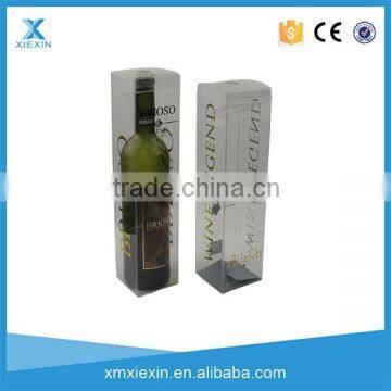 wholesale plastic clear wine glass box