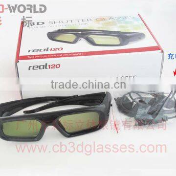 custom popular nice looking active 3d glasses compatible with sharp