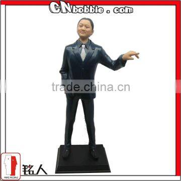 New 3D businessman resin action figurine custom for gifts