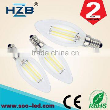 E14 600 lumen led dimmable bulb light 360 degree beam angle indoor light