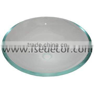 crystal glass basin