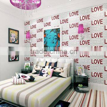 Simple design modern wallpaper decor for bar