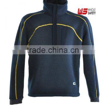 flame resistant and antistatic fleece sweater