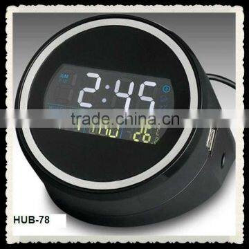 Clock shape usb hub usb port expander