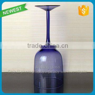 Color Glass Goblet Wine Cup Purple Color Glass Goblet Wine Cup Party Celebrate Drinking Wine Color Glass Cup Goblet photo-3
