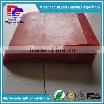 Polyurethane Conveyor Scraper Cleaning Scraper With Rubber Blade