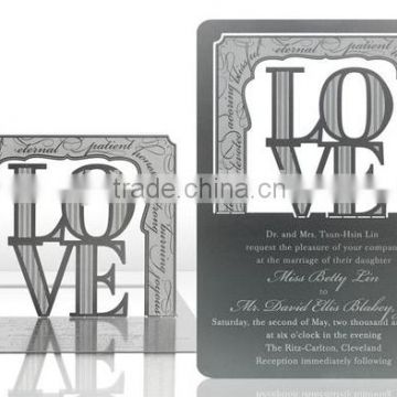 Elegant customized wedding invitations wedding invitation card laser cut                        
                                                                                Supplier's Choice