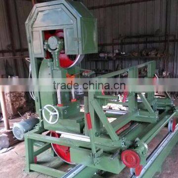 Vertical Band Saw Mill With Cnc Carriage Automatic Wood Cutting Machine