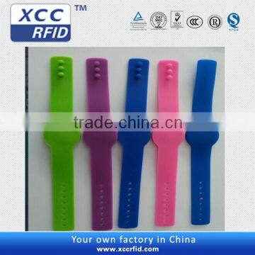 Contactless payment wristband silicone rfid wristband watch