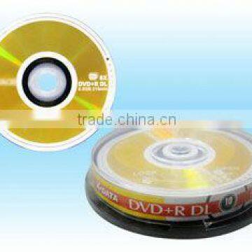 8.5GB DVDR DL 8X 10pcs Cakebox Direct Factory Supply