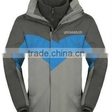 Waterproof outdoor mens hoodie jacket