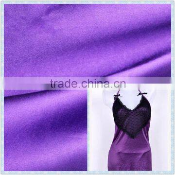 hot sale polyester satin fabric for pajamas