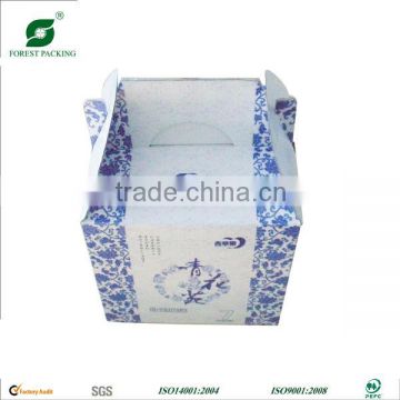 WHITE PACKAGING BOXES WITH HANDLE