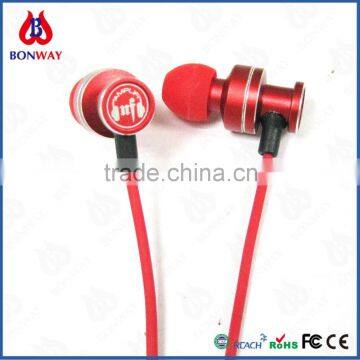 wholesale soft high quality earphones ,free sample Metal earphone