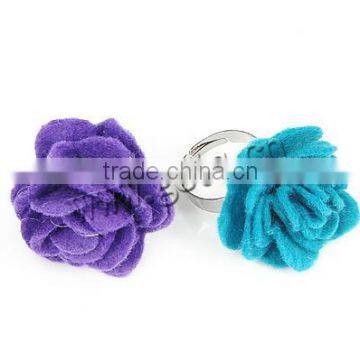 Zinc Alloy Fashion Fabric Handmade ring