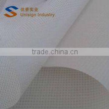 Unisign good quality advertisement banner printing material pvc coated polyester mesh fabric