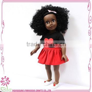 Farvision 18 Inch Black Cute Vinyl Doll Molds Custom