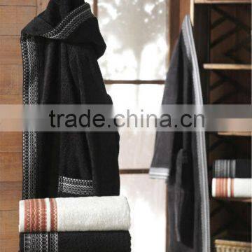 100% cotton solid color bath towels hot sale