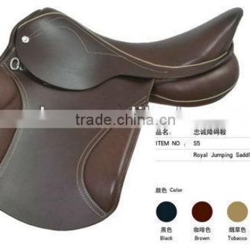 Royal Jumping leather racing horse saddle