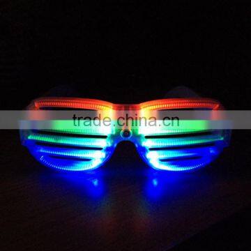 2016 Wholesale Colorful Frame Flash Led Party Sunglasses photo-4