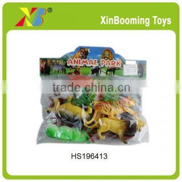 The latest design hot sale cheap plastic animal toy set