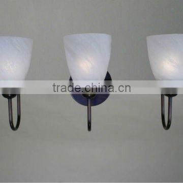 3 light chrome metal wall lamp/wall light/wall sconces with UL