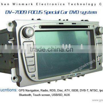 Double din in dash Car DVD player for Ford-Fouce
