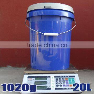 20L food grade plastic bucket 20 liter with lid 5 gallon