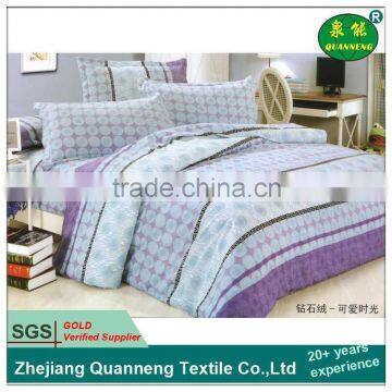 Bulk polyester bed sheet fabric