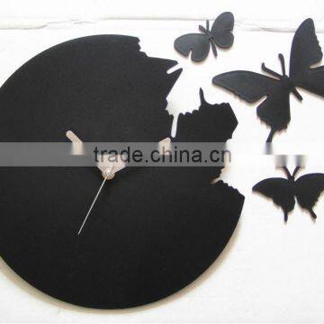 Cute Colorful Butterfly Shape Wall Clock