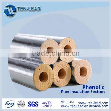 Phenolic Pipe Insulation, phenolic pipe support, phenolic pipe holder, phenolic pipe section