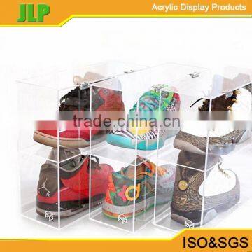 2016 JLP clear plastic shine shoe box