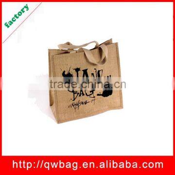 High quality and durable cotton linen bag /jute shopping bag