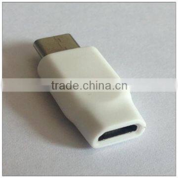 2015 hot selling colorful and useful USB 3.1 type-c male to micro female adapter