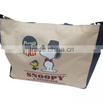 Wholesale Cartoon Snoopy Tote Bag,cheap Lovely Handbag/totebag;Hot Sale Popular Snoopy Design Personalized Tote Bags photo-4