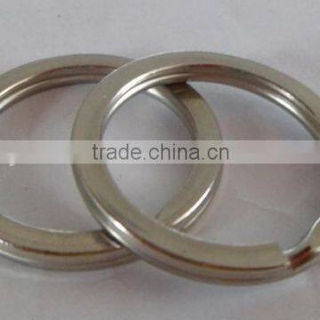 manufacturer high quality flat split keyrings