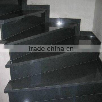 G654 anti-slip granite stairs design china