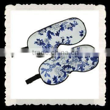 Travelling, home soft Chinese painting silk mask sleeping