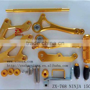 NINJA motorcycle footrest/motorcycle tuning parts/motorcycle aluminum parts