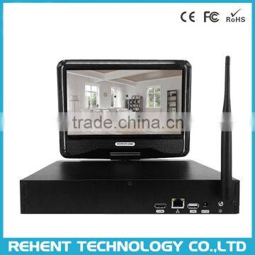 2.4G WIFI NVR KIT 4CH 720P HD Infrared IR Wireless Night Vision Video Surveillance IP Bullet Wifi Camera Recorder photo-4