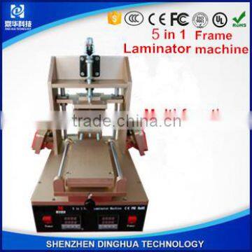 DINGHUA 5in1 Multi-function Preheater + Bezel Middle Frame LCD Separator Machine with built in vacuum pump for lcd screen repair