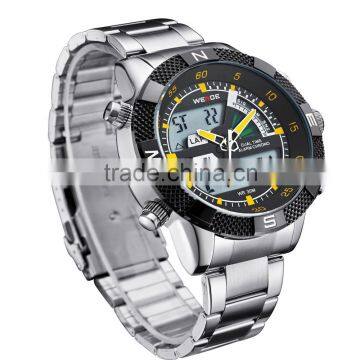 WEIDE WH1104-5 Latest Watches Design For Men Stainless Steel Watch Big Dial Mans Watch photo-4