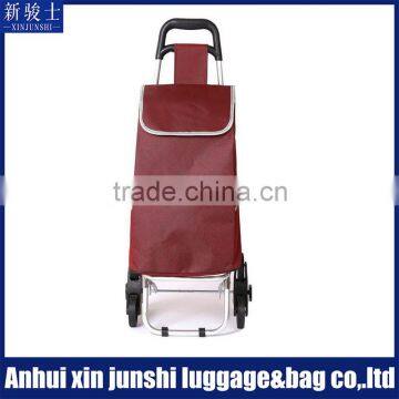 Polyester Foldable Trolley/ Supermarket Folding Shopping Trolley/Folding Shopping Smart Cart/Supermarket Shopping Trolley Bag